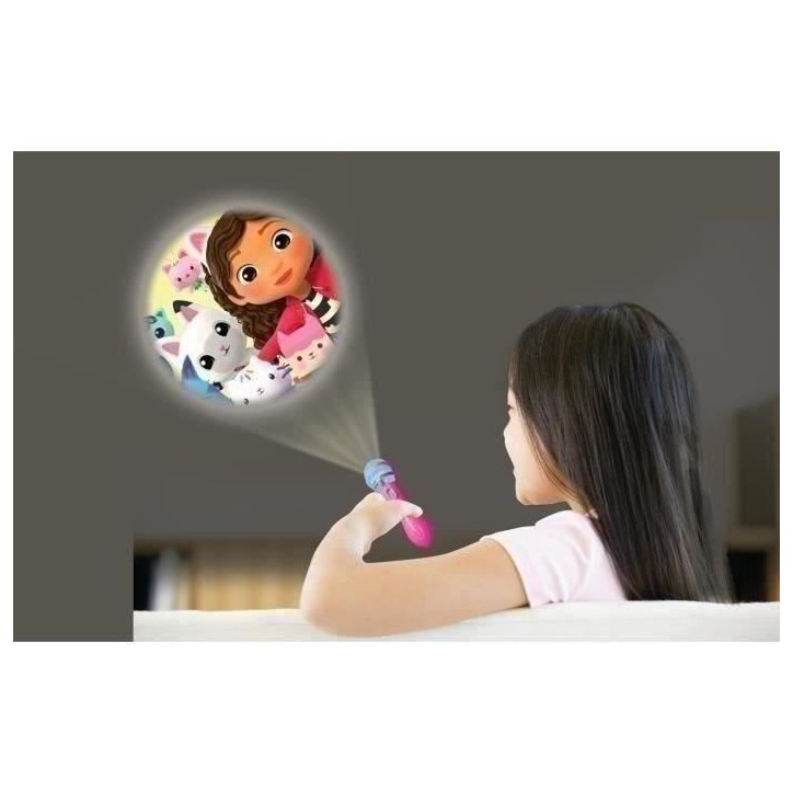 Projecteur a histoires et lampe torche Gabby et la Maison Magique Projecteur a histoires et lampe torche Gabby et la Maison Magique