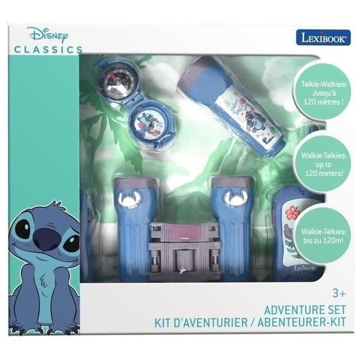Kit d'aventurier avec talkies-walkies Stitch Kit d'aventurier avec talkies-walkies Stitch