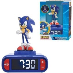 LEXIBOOK - Réveil veilleuse Sonic - Sons et mélodies, écran LCD ré