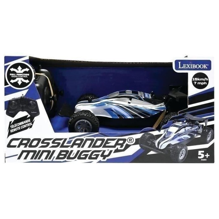 Lexibook - Mini Voiture télécommandée - Buggy Crosslander - Toutes surfaces - Simple d'utilisation