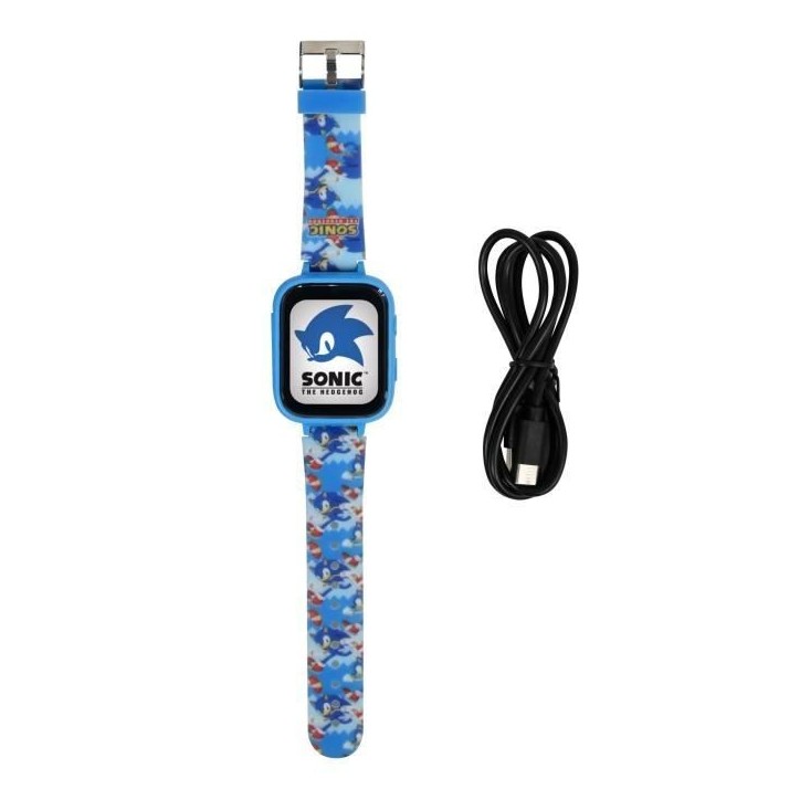 Montre avec écran couleurs Sonic avec camera et carte mémoire de 8 Go Montre avec écran couleurs Sonic avec camera et carte mémoire de 8 Go