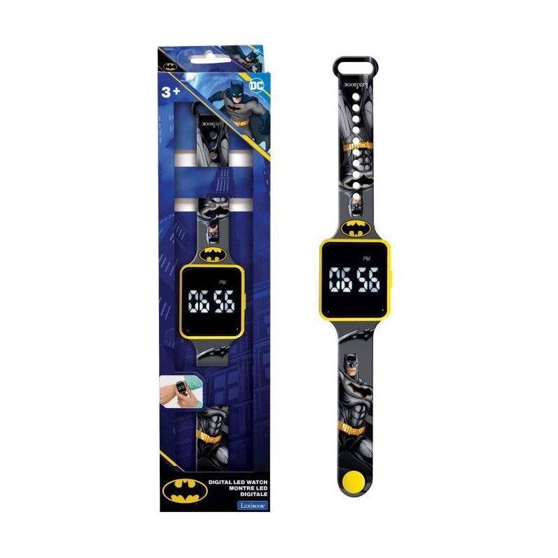 Lexibook - Batman - Montre LED connectée - Bracelet ajustable Lexibook - Batman - Montre LED connectée - Bracelet ajustable