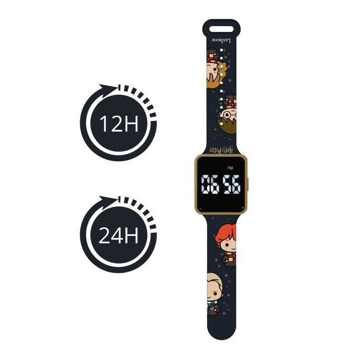 Lexibook - Harry Potter - Montre LED connectée - Bracelet ajustable Lexibook - Harry Potter - Montre LED connectée - Bracelet ajustable