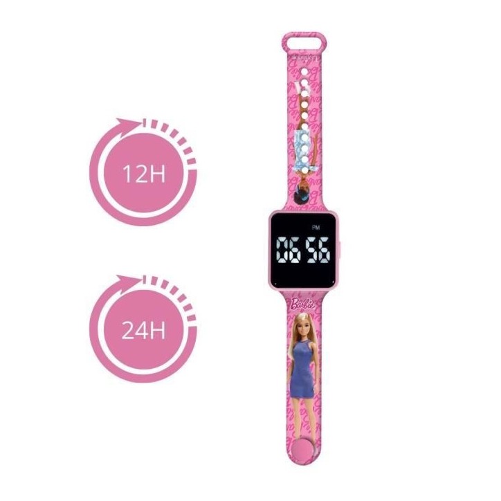 Lexibook - Barbie - Montre LED connectée - Bracelet ajustable Lexibook - Barbie - Montre LED connectée - Bracelet ajustable