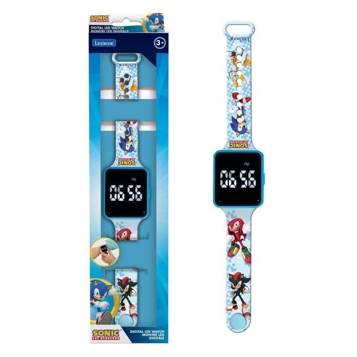Lexibook - Sonic - Montre LED connectée - Bracelet ajustable Lexibook - Sonic - Montre LED connectée - Bracelet ajustable