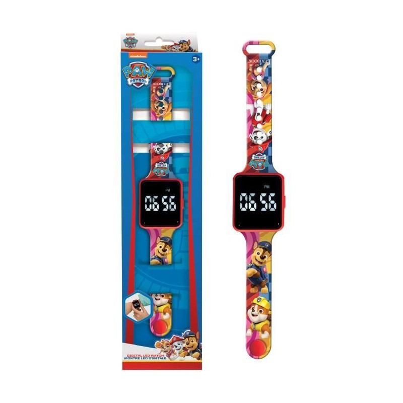 Lexibook - Pat' Patrouille - Montre LED connectée - Bracelet ajustabl Lexibook - Pat' Patrouille - Montre LED connectée - Bracelet ajustabl