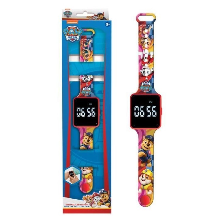 Lexibook - Pat' Patrouille - Montre LED connectée - Bracelet ajustable Lexibook - Pat' Patrouille - Montre LED connectée - Bracelet ajustable