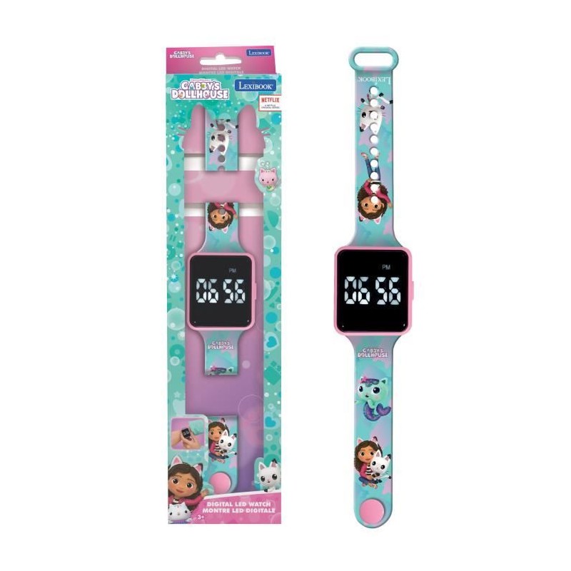Lexibook - Gabby et la Maison Magique - Montre LED connectée - Bracel Lexibook - Gabby et la Maison Magique - Montre LED connectée - Bracel