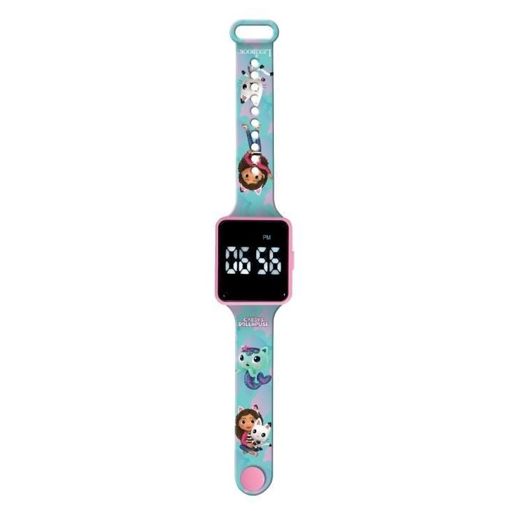 Lexibook - Gabby et la Maison Magique - Montre LED connectée - Bracelet ajustable Lexibook - Gabby et la Maison Magique - Montre LED connectée - Bracelet ajustable
