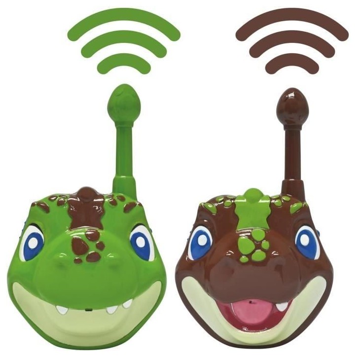 Talkies-walkies 500m Dinosaures 3D Talkies-walkies 500m Dinosaures 3D