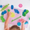 LEXIBOOK - Kit de dinosaures en pâte a modeler malléable et fluoresc