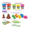 LEXIBOOK - Kit de dinosaures en pâte a modeler malléable et fluoresc