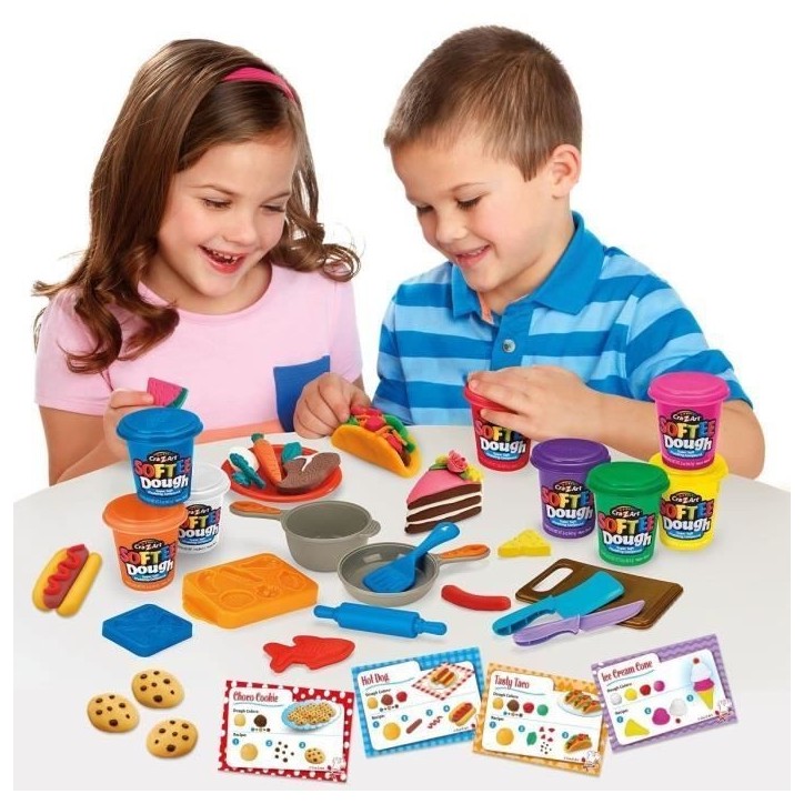 LEXIBOOK - Kit de pâte a modeler douce et malléable super chef LEXIBOOK - Kit de pâte a modeler douce et malléable super chef