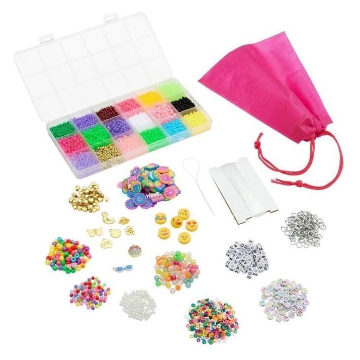 LEXIBOOK - Atelier de bracelets d'amitié a perles LEXIBOOK - Atelier de bracelets d'amitié a perles