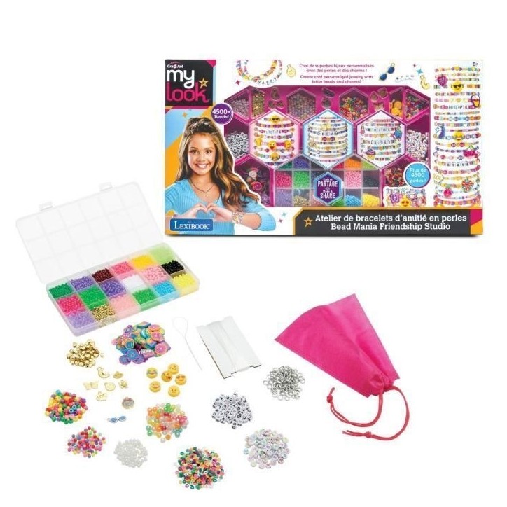 LEXIBOOK - Atelier de bracelets d'amitié a perles LEXIBOOK - Atelier de bracelets d'amitié a perles