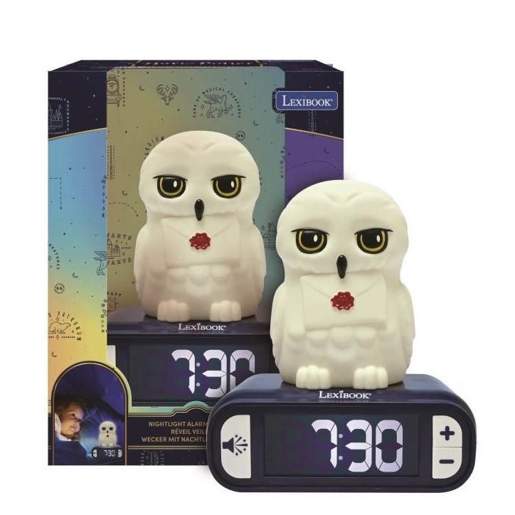 Réveil veilleuse digital LEXIBOOK - Hedwige - 3D lumineux et sonore - Enfant Réveil veilleuse digital LEXIBOOK - Hedwige - 3D lumineux et sonore - Enfant