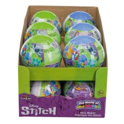LEXIBOOK - Balle mini mania Stitch, figurines a modeler