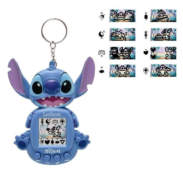 LEXIBOOK - Mon compagnon virtuel Stitch - Console de jeu portable pour enfants avec écran colorisé - Des 5 ans LEXIBOOK - Mon compagnon virtuel Stitch - Console de jeu portable pour enfants avec écran colorisé - Des 5 ans