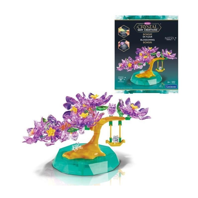 LEXIBOOK - Crystal gem bonsai florissant