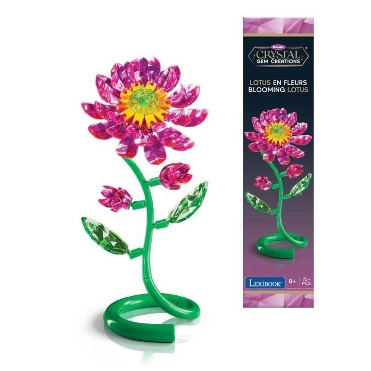 LEXIBOOK - Crystal gem fleur de lotus