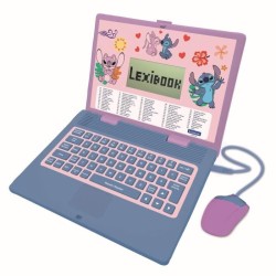 Ordinateur exclusif éducatif bilingue Stitch et Angel – 124 activit