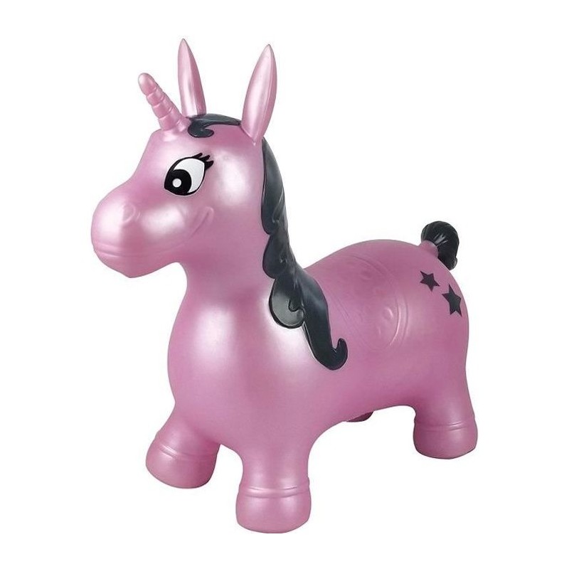 LEXIBOOK - Licorne Sauteuse Gonflable Rose - 3 ans et + LEXIBOOK - Licorne Sauteuse Gonflable Rose - 3 ans et +
