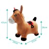 Porteur - LEXIBOOK - Cheval Sauteur Gonflable en Peluche - Design 2-en