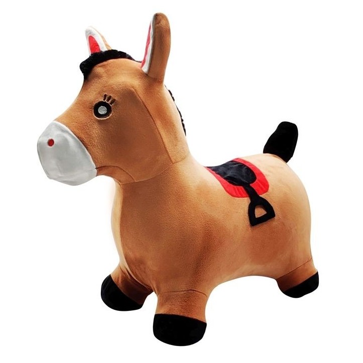 Porteur - LEXIBOOK - Cheval Sauteur Gonflable en Peluche - Design 2-en-1 - Housse amovible - Pour Enfant Porteur - LEXIBOOK - Cheval Sauteur Gonflable en Peluche - Design 2-en-1 - Housse amovible - Pour Enfant