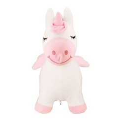 Porteur - LEXIBOOK - Licorne Sauteuse Gonflable en Peluche - Housse Am