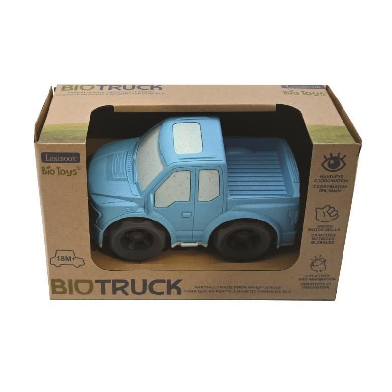 Petite voiture - LEXIBOOK - Pick-up bleu - Fibres de blé recyclables