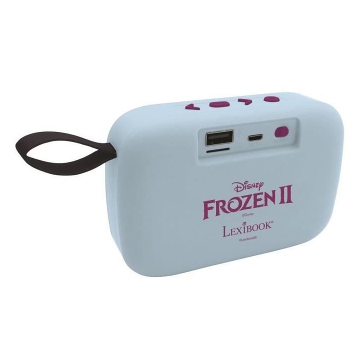 Enceinte Bluetooth Portable La Reine des Neiges II - LEXIBOOK - Bluetooth 5.0 - Compact - Bleu Enceinte Bluetooth Portable La Reine des Neiges II - LEXIBOOK - Bluetooth 5.0 - Compact - Bleu