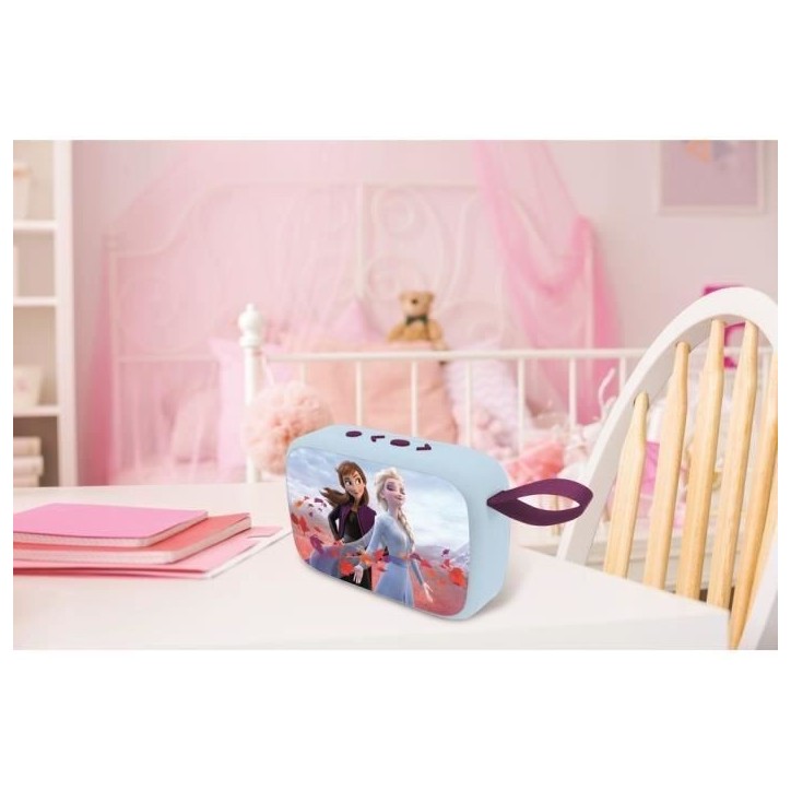 Enceinte Bluetooth Portable La Reine des Neiges II - LEXIBOOK - Bluetooth 5.0 - Compact - Bleu Enceinte Bluetooth Portable La Reine des Neiges II - LEXIBOOK - Bluetooth 5.0 - Compact - Bleu