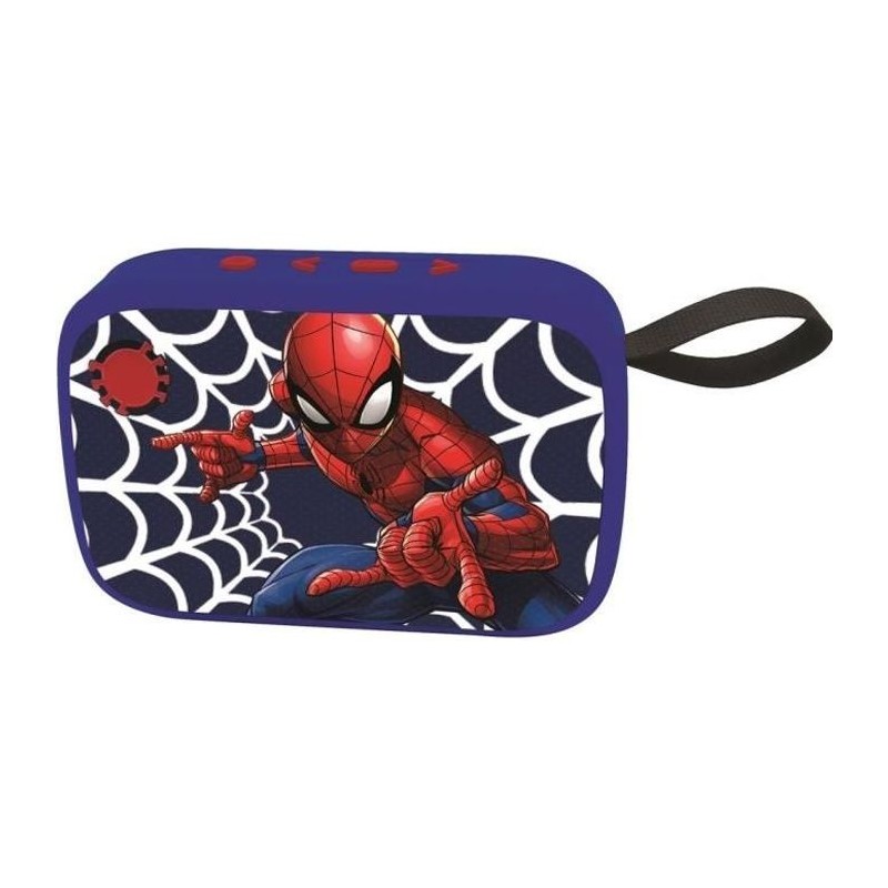 Enceinte Bluetooth portable Spider-Man avec finition tissu Enceinte Bluetooth portable Spider-Man avec finition tissu