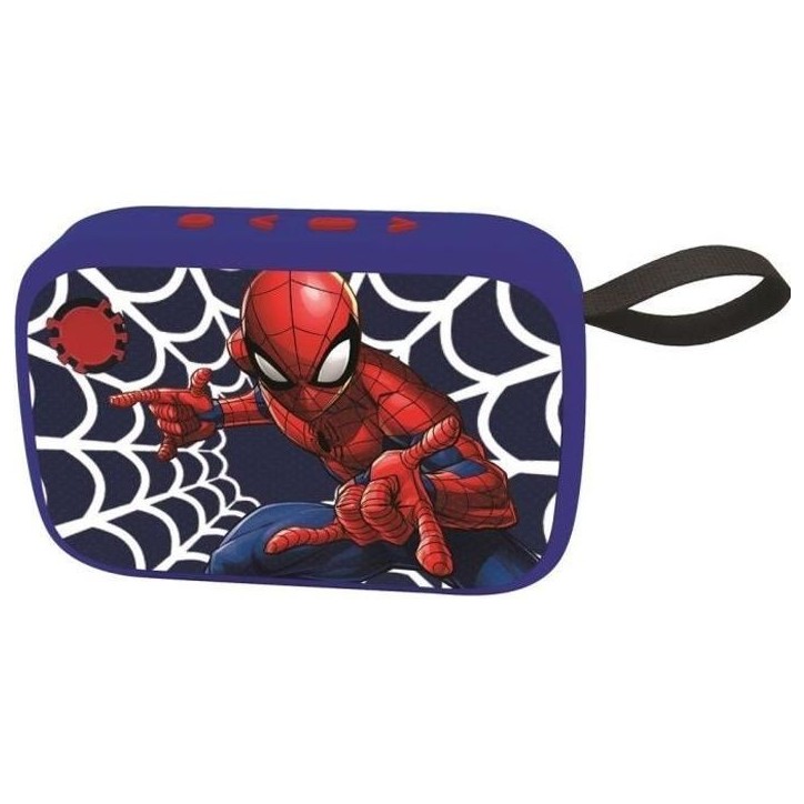 Enceinte Bluetooth portable Spider-Man avec finition tissu Enceinte Bluetooth portable Spider-Man avec finition tissu