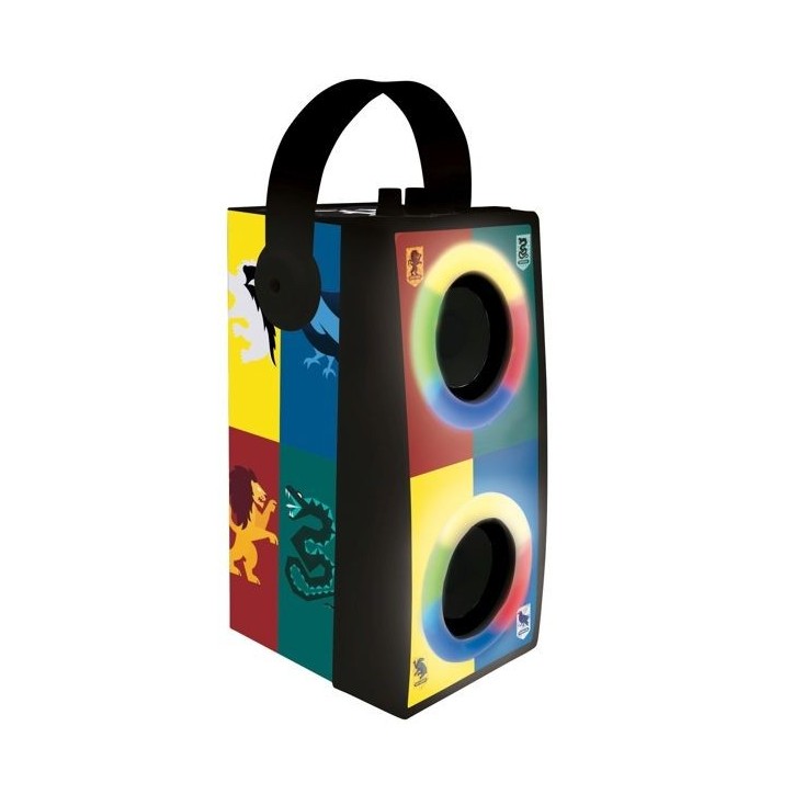 Enceinte Bluetooth portable Harry Potter avec lumieres et microphone Enceinte Bluetooth portable Harry Potter avec lumieres et microphone