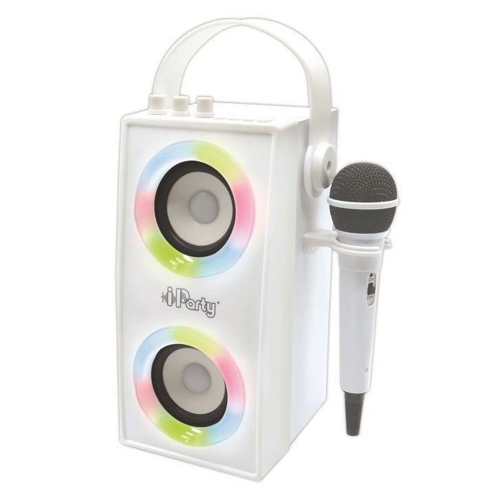 Enceinte Karaoké Enfant - LEXIBOOK - iParty - Bluetooth V5.0 - Effets Lumineux Enceinte Karaoké Enfant - LEXIBOOK - iParty - Bluetooth V5.0 - Effets Lumineux