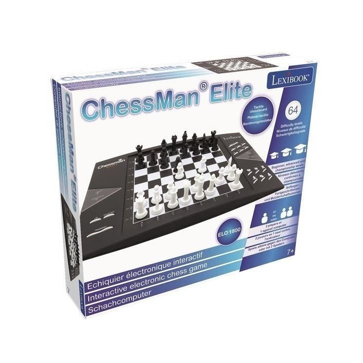 Jeu d'échecs électronique LEXIBOOK Chessman Elite - 2 joueurs - 7 ans et +