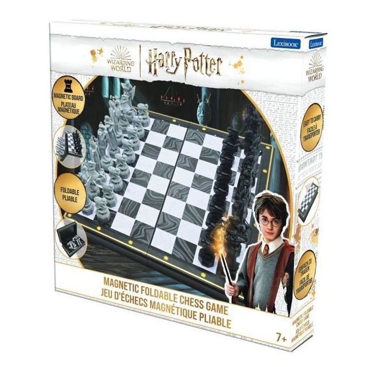 Jeu d'échecs Harry Potter magnétique pliable