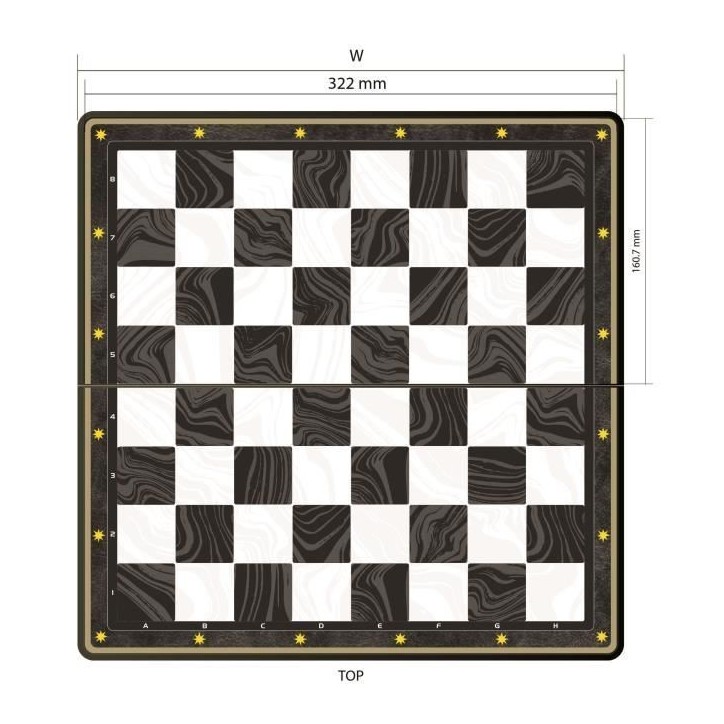 Jeu d'échecs Harry Potter magnétique pliable