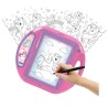 Projecteur a dessins Licorne - LEXIBOOK - Modeles et Tampons - Rose -