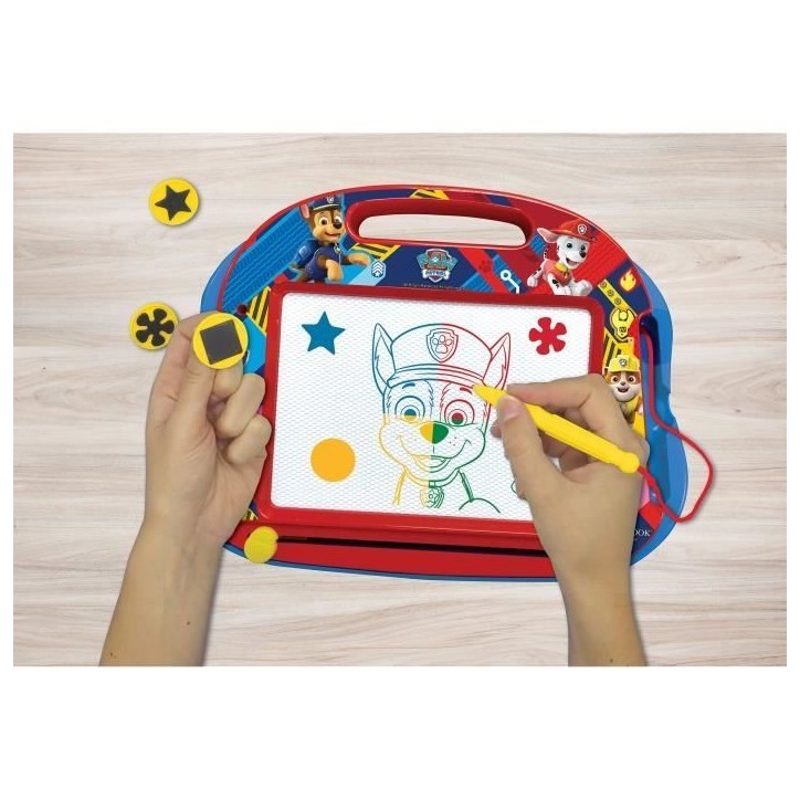 Ardoise magique Pat' Patrouille format A5 avec accessoires magnétiques pour dessiner en couleurs - LEXIBOOK Ardoise magique Pat' Patrouille format A5 avec accessoires magnétiques pour dessiner en couleurs - LEXIBOOK