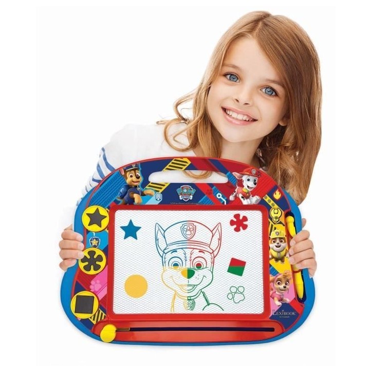 Ardoise magique Pat' Patrouille format A5 avec accessoires magnétiques pour dessiner en couleurs - LEXIBOOK Ardoise magique Pat' Patrouille format A5 avec accessoires magnétiques pour dessiner en couleurs - LEXIBOOK