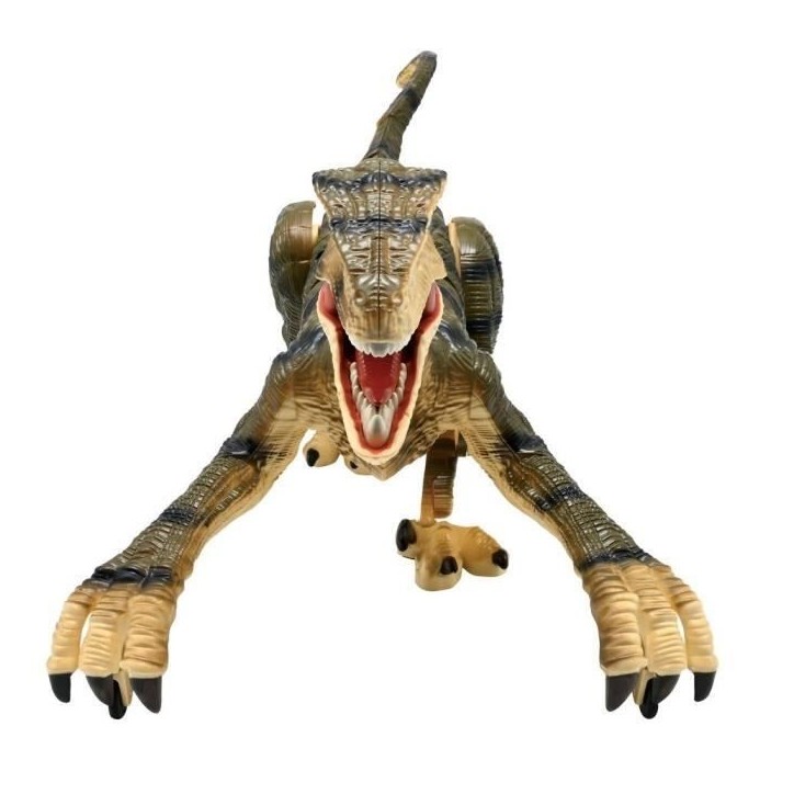 Dinosaure de simulation télécommandé - LEXIBOOK - Velociraptor 45 cm - Mouvements articulés - Effets lumineux - Sons de rugi Dinosaure de simulation télécommandé - LEXIBOOK - Velociraptor 45 cm - Mouvements articulés - Effets lumineux - Sons de rugi