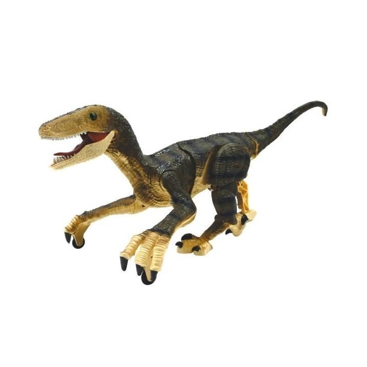 Dinosaure de simulation télécommandé - LEXIBOOK - Velociraptor 45 cm - Mouvements articulés - Effets lumineux - Sons de rugi Dinosaure de simulation télécommandé - LEXIBOOK - Velociraptor 45 cm - Mouvements articulés - Effets lumineux - Sons de rugi