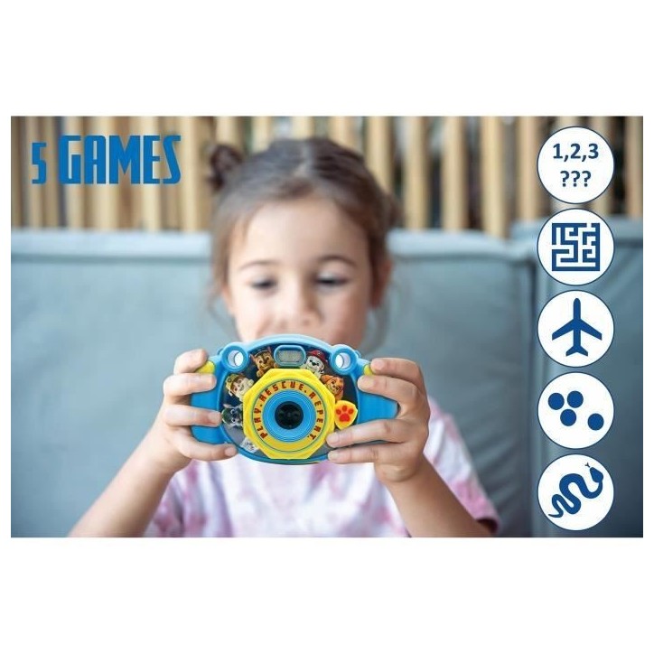 APN enfants Pat'Patrouille avec fonction photo et vidéo APN enfants Pat'Patrouille avec fonction photo et vidéo