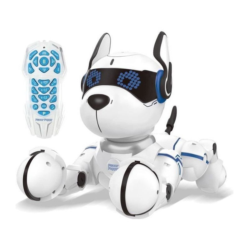 POWER PUPPY - Mon chien robot savant programmable et tactile avec tél