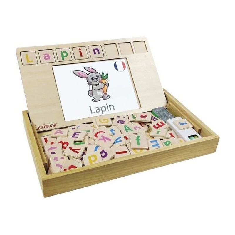 LEXIBOOK - Bio Toys - L'Ecole des mots bilingue Français / Anglais LEXIBOOK - Bio Toys - L'Ecole des mots bilingue Français / Anglais