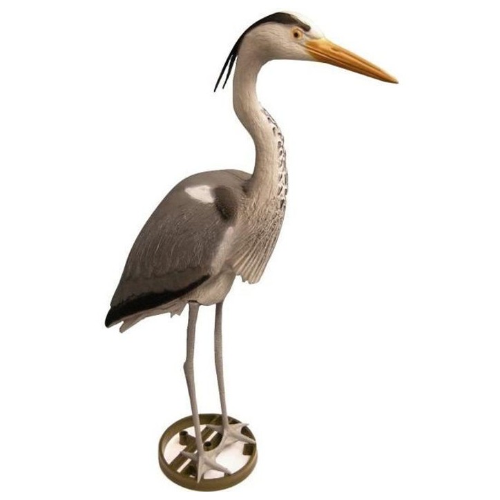 Héron décoratif - UBBINK - Résine - Hauteur 87 cm - Gris Héron décoratif - UBBINK - Résine - Hauteur 87 cm - Gris