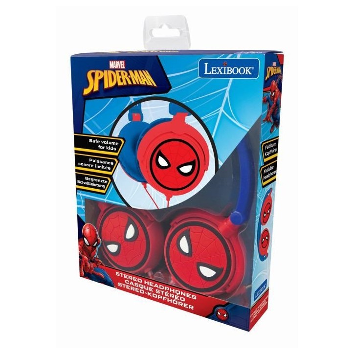 Casque stéréo filaire pliable SpiderMan