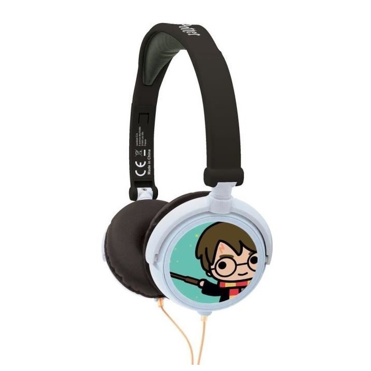 Casque stéréo filaire pliable pour enfants Harry Potter - LEXIBOOK - Limitation de volume d'écoute Casque stéréo filaire pliable pour enfants Harry Potter - LEXIBOOK - Limitation de volume d'écoute